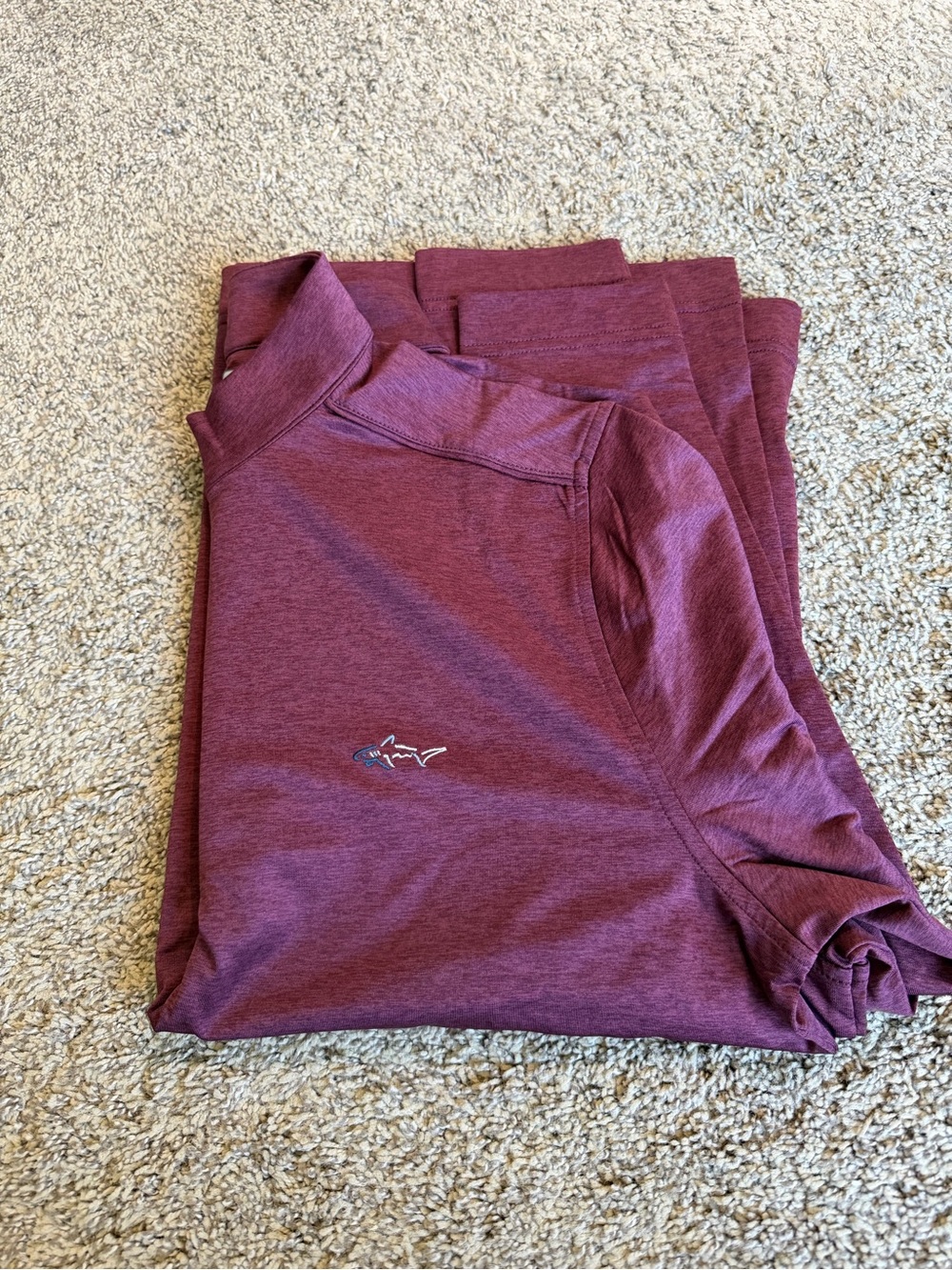 Greg Norman Collection Men's Maroon Quarter-Zip Pullover